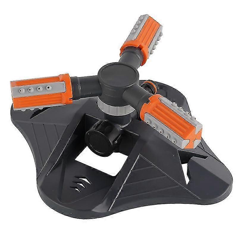Garden Sprinklers, 3 Nozzle Lawn Sprinklers, 360Rotating Automatic Water Sprinkler System Water Spr