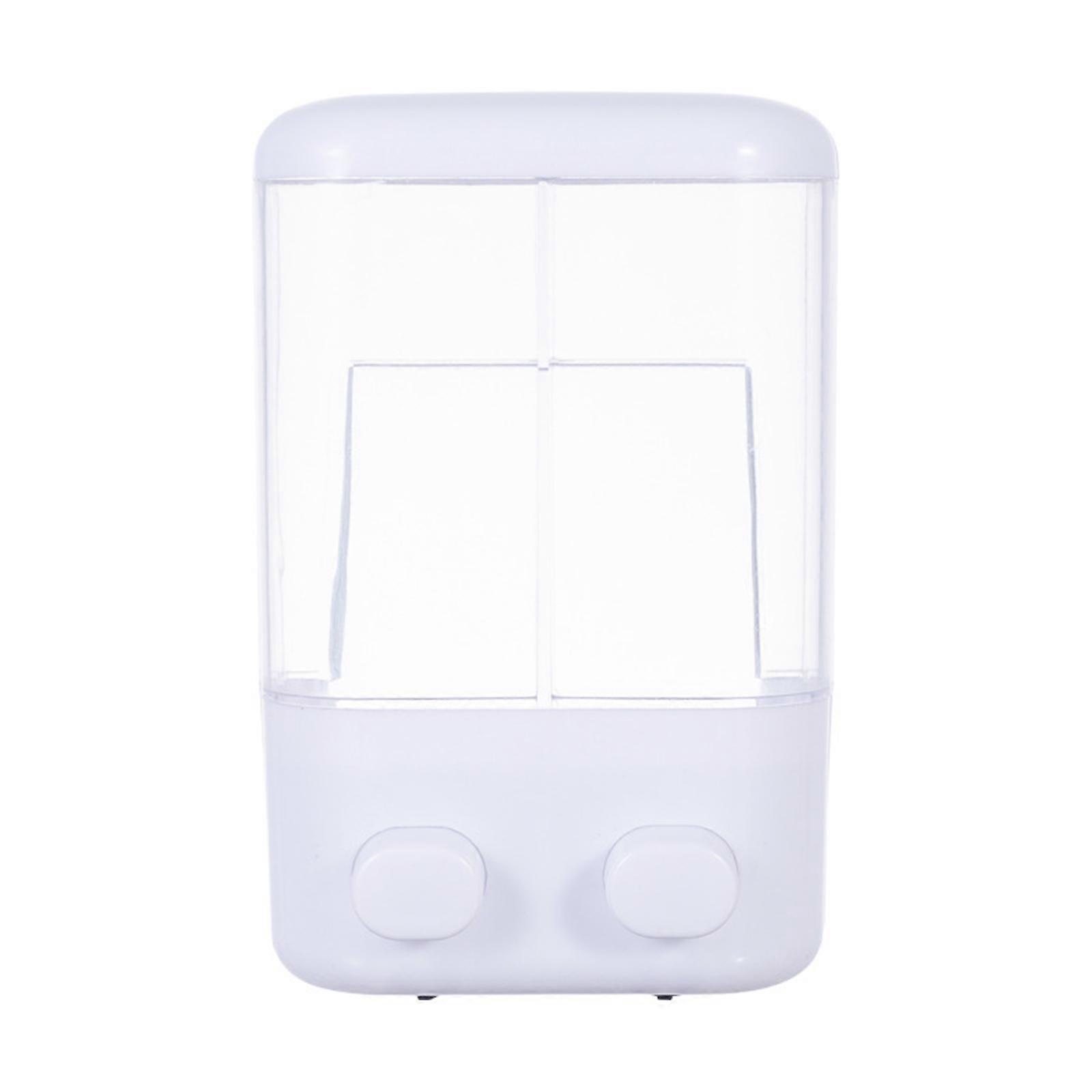 Wall Mounted Soap Dispenser Hand Pressed Shower Shampoo Lotion Container