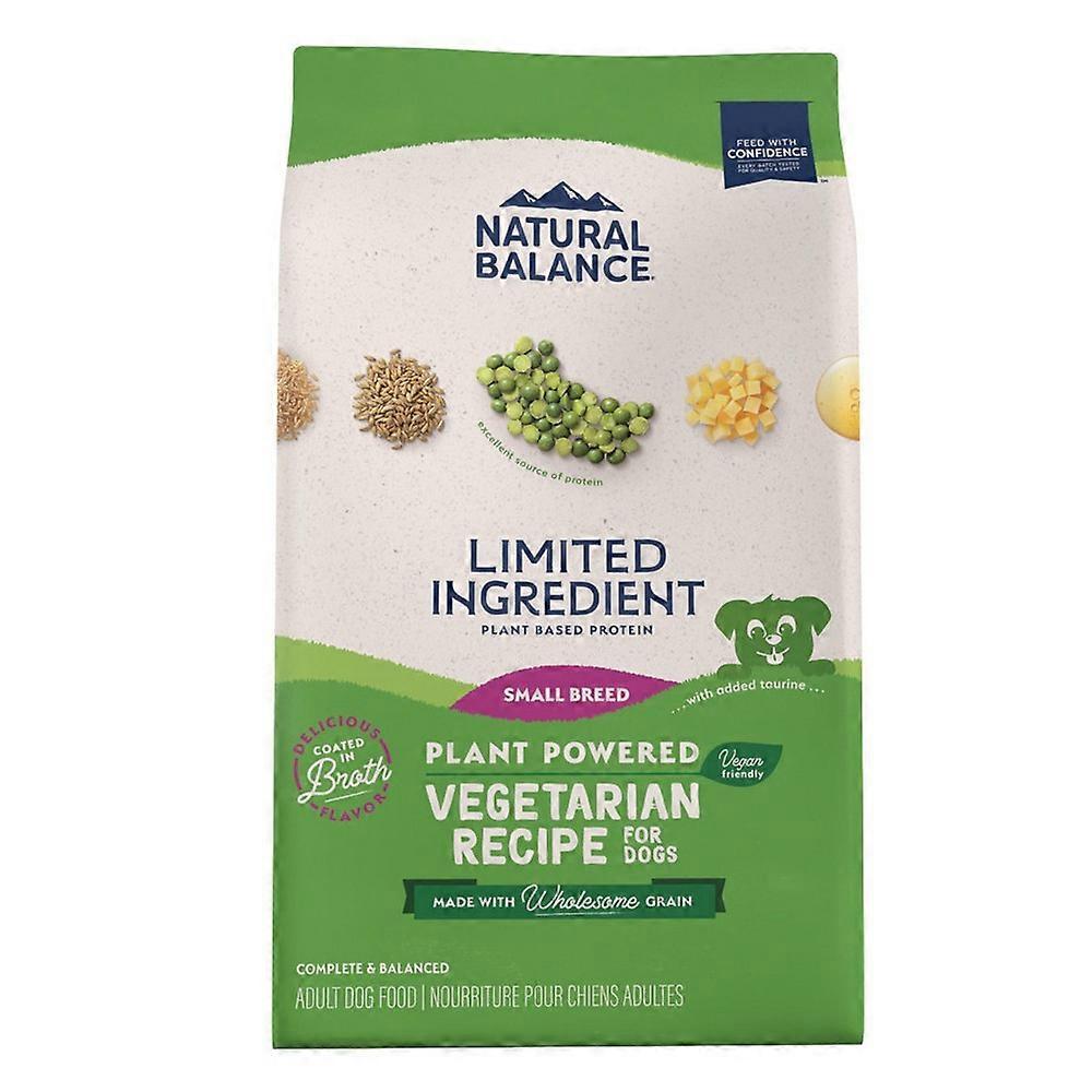 Natural Balance 宠物食品有限成分植物动力小型干狗粮,4 磅