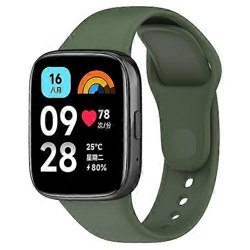 ZRUXE BD-HM 3-256 For Redmi Watch 3 Lite Sports Solid Color Silicone Replacement Watch Band