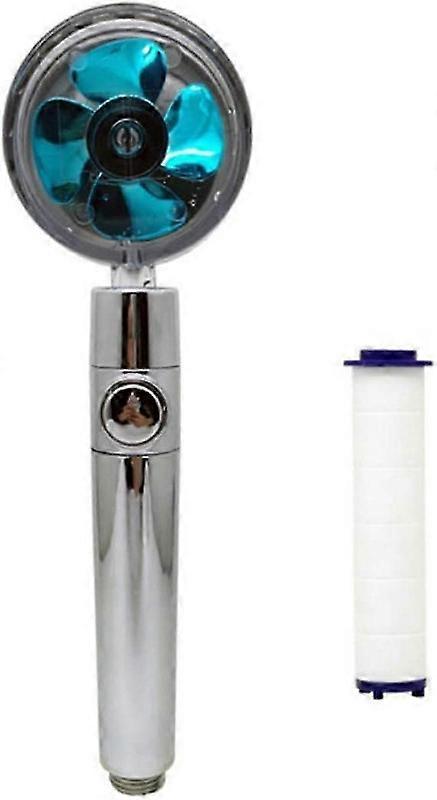 Turbo-Hydro-Jet-Dusche, Handbrause, 360°-Hydrojet-Duschkopf, Hydro-Hochdruck-Jet-Dusche, 260 x 75 mm