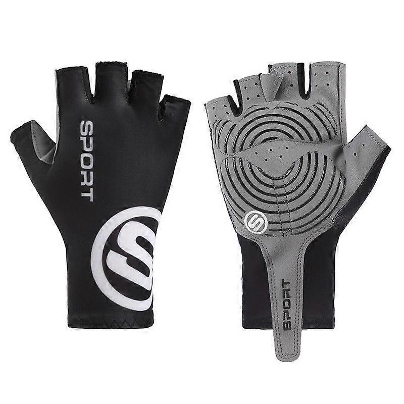 Wind-breaking Half-finger Gloves Anti-slip Bicycle Gloves Racing Road Bicycle Gloves Mountain Bike