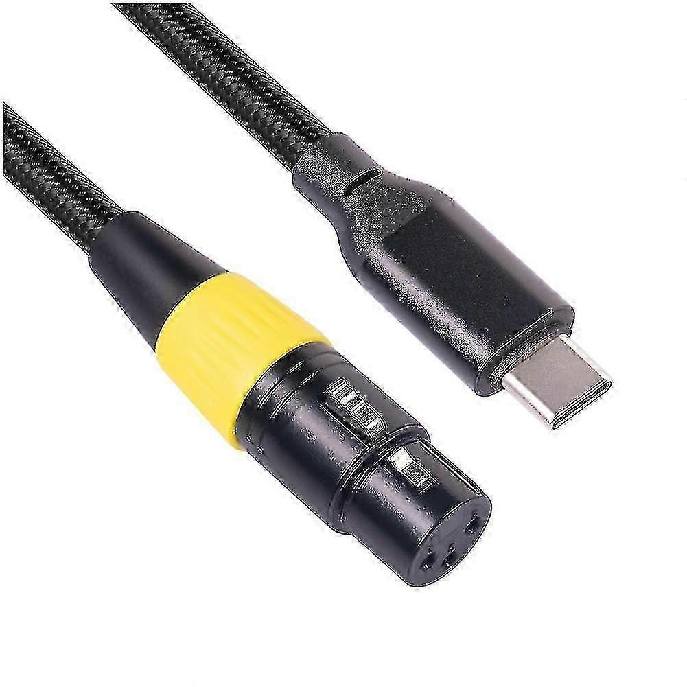 USB C - XLR női kábel C típusú férfi - 3 tűs Xlr női mikrofonkábel csatlakozó számítógép Audio-b5