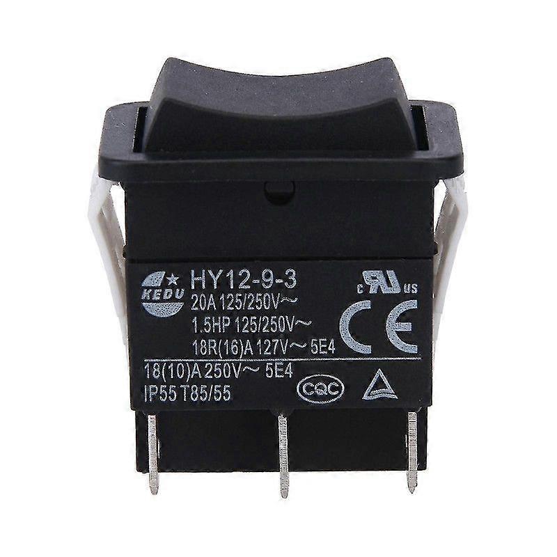 HY12-9-3 Small Industrial On Off Safe Arc Single Pole Rocker Switch Push Button WG