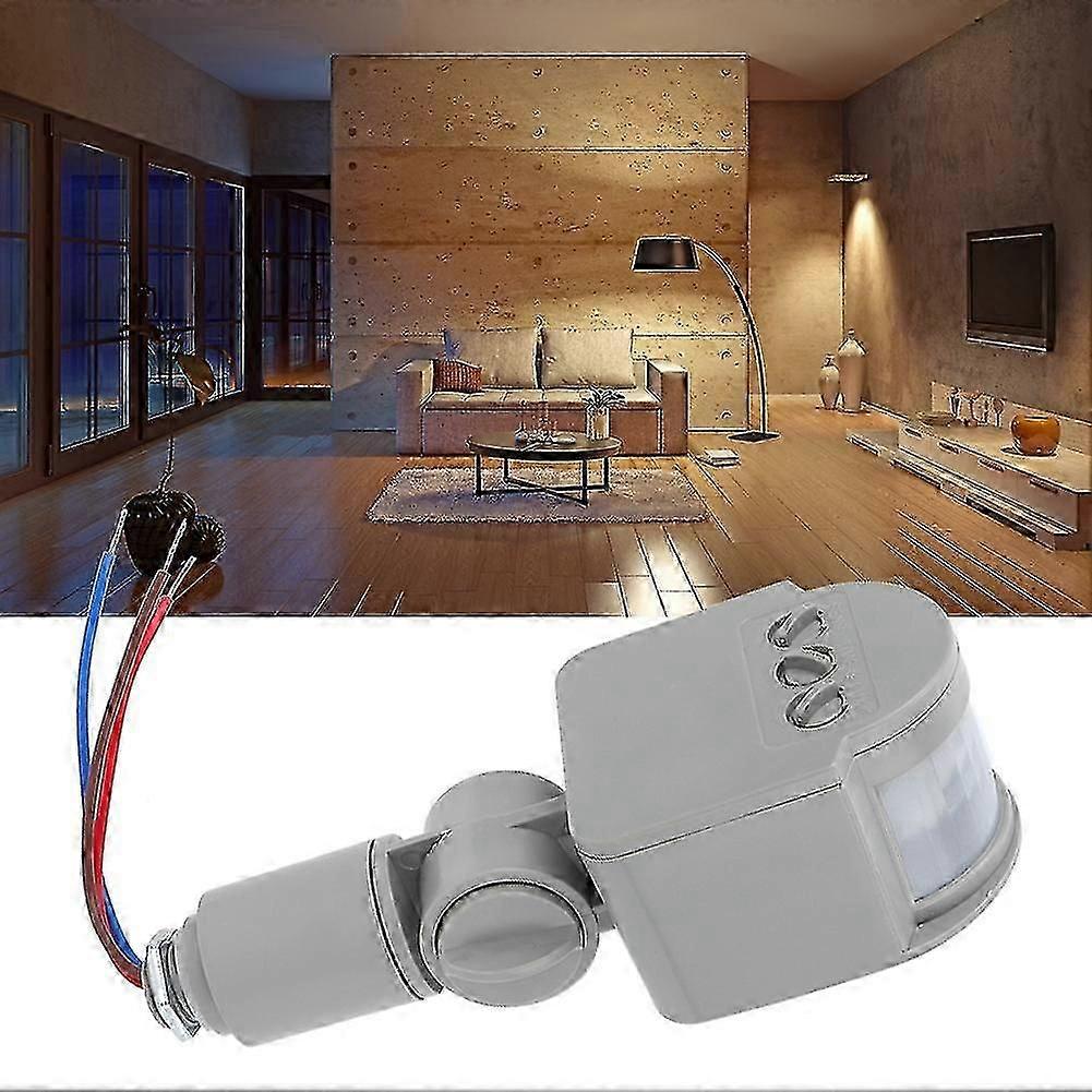 Infrared Human Body Motion Sensor LED Light 85-265V