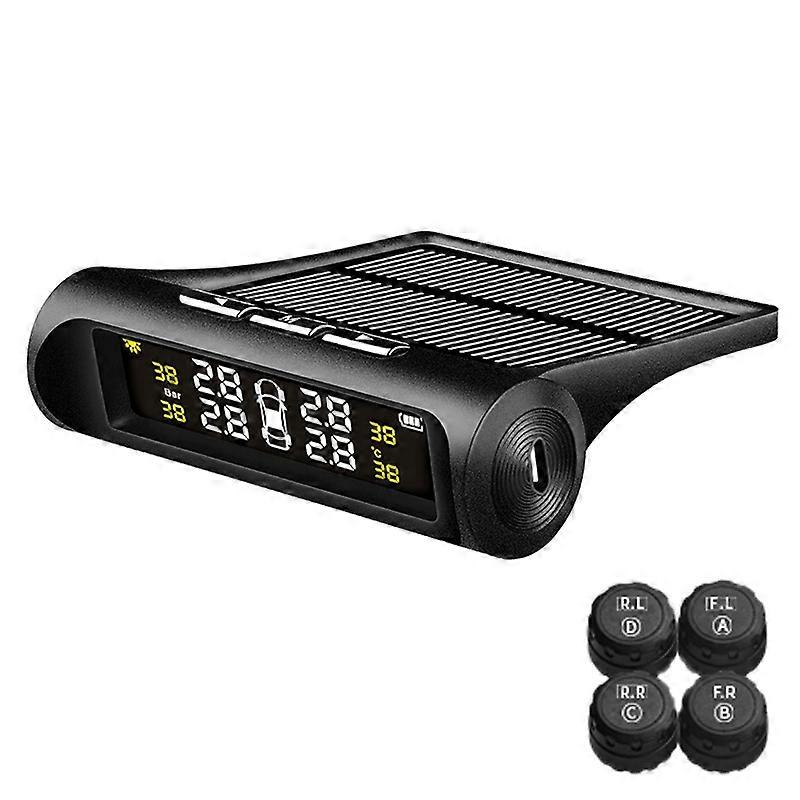 YB-Q0248 Universal Car Wireless Solar External Tire Pressure Monitor Detector