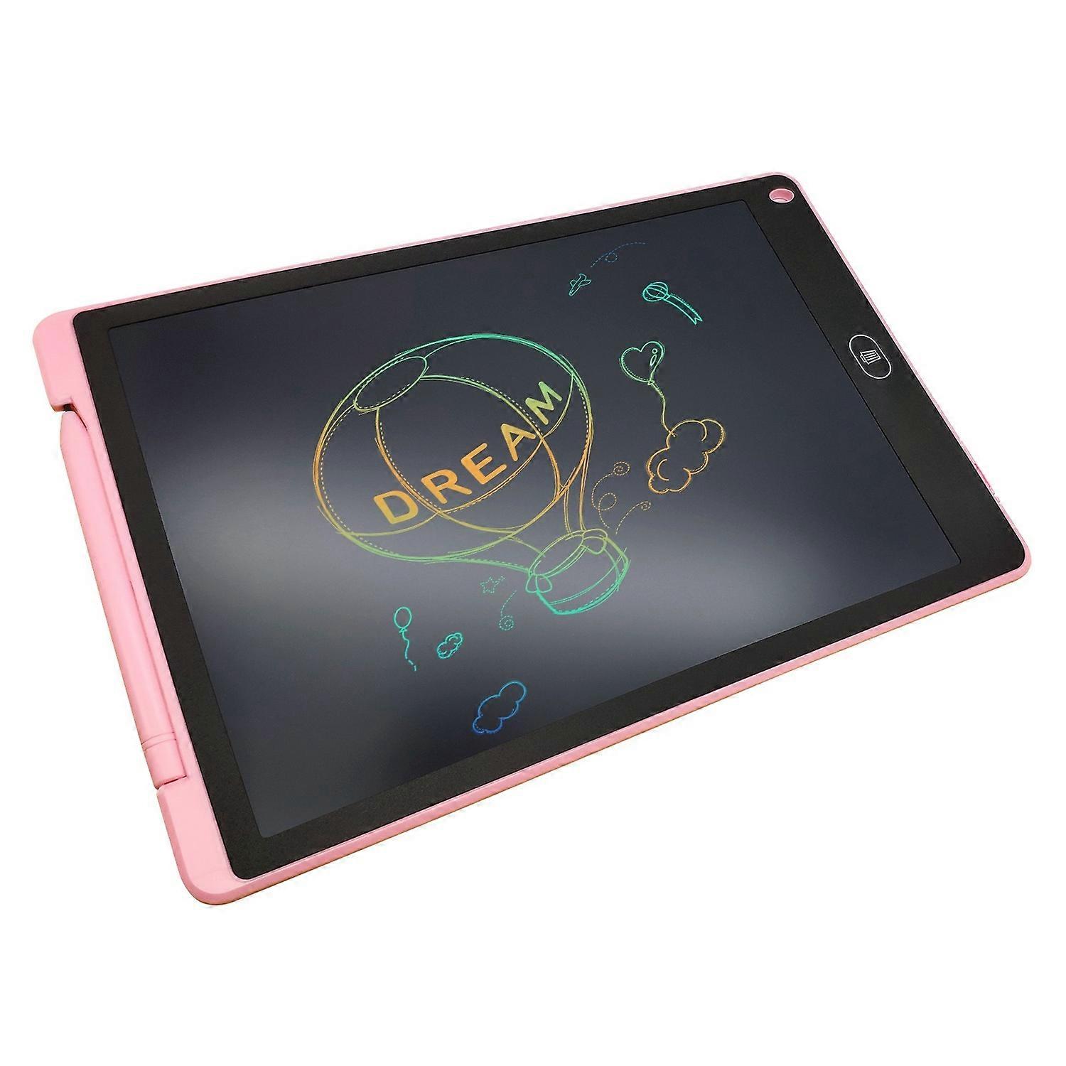 12 Inch LCD Writing Tablet Electronic Digital Drawing Board Erasable Writing Pad Color Screen One-Cl