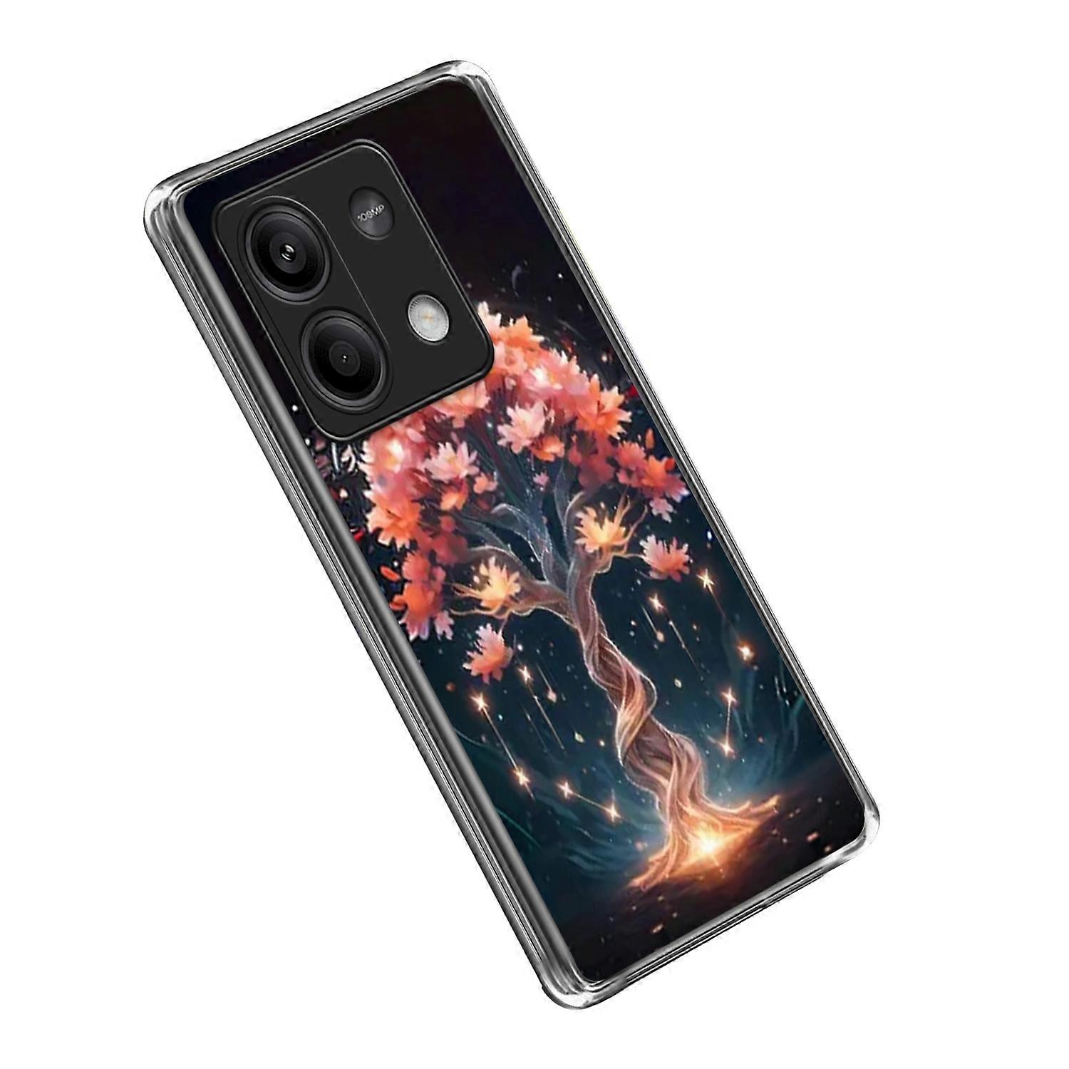 For Xiaomi Redmi Note 13 5G Case IMD Pattern Printed Shockproof TPU Phone Cover - Dream Tree