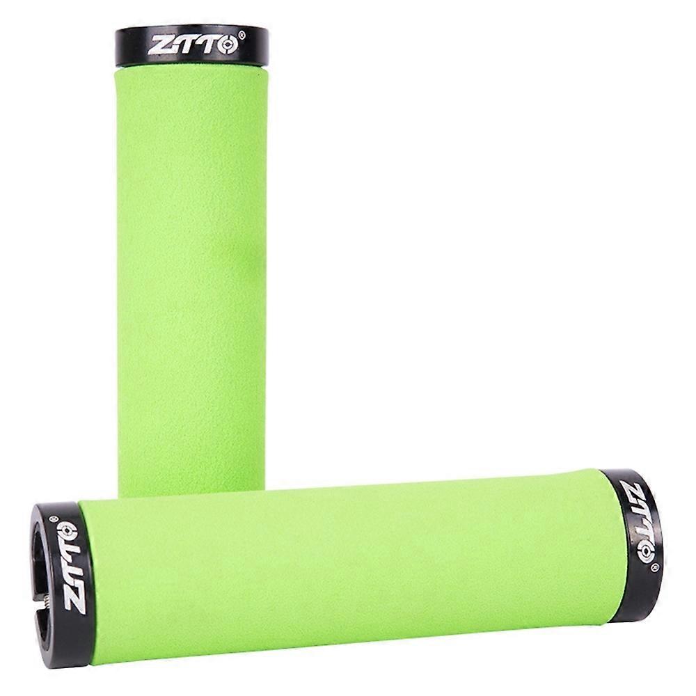 ZTTO AG36 Bicycle Handlebar Grips Double Side Lock-on Sponge Handle Grip-Green