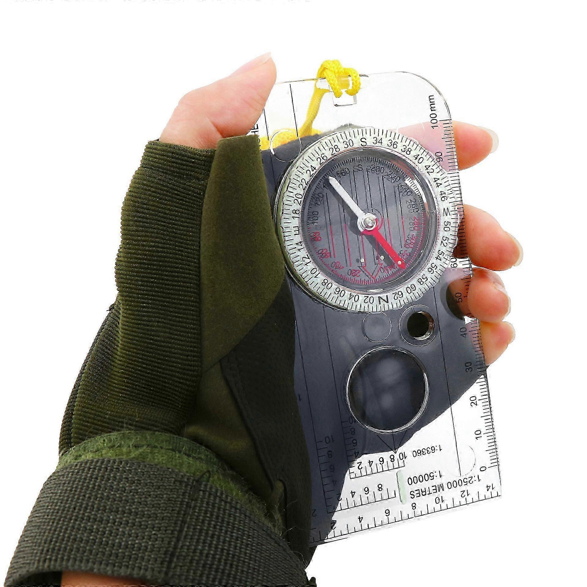 unique Navigation Compass, Portable Walking Orienteering Compass, Adjustable Declination Explorer Compass for Expedition Map Reading