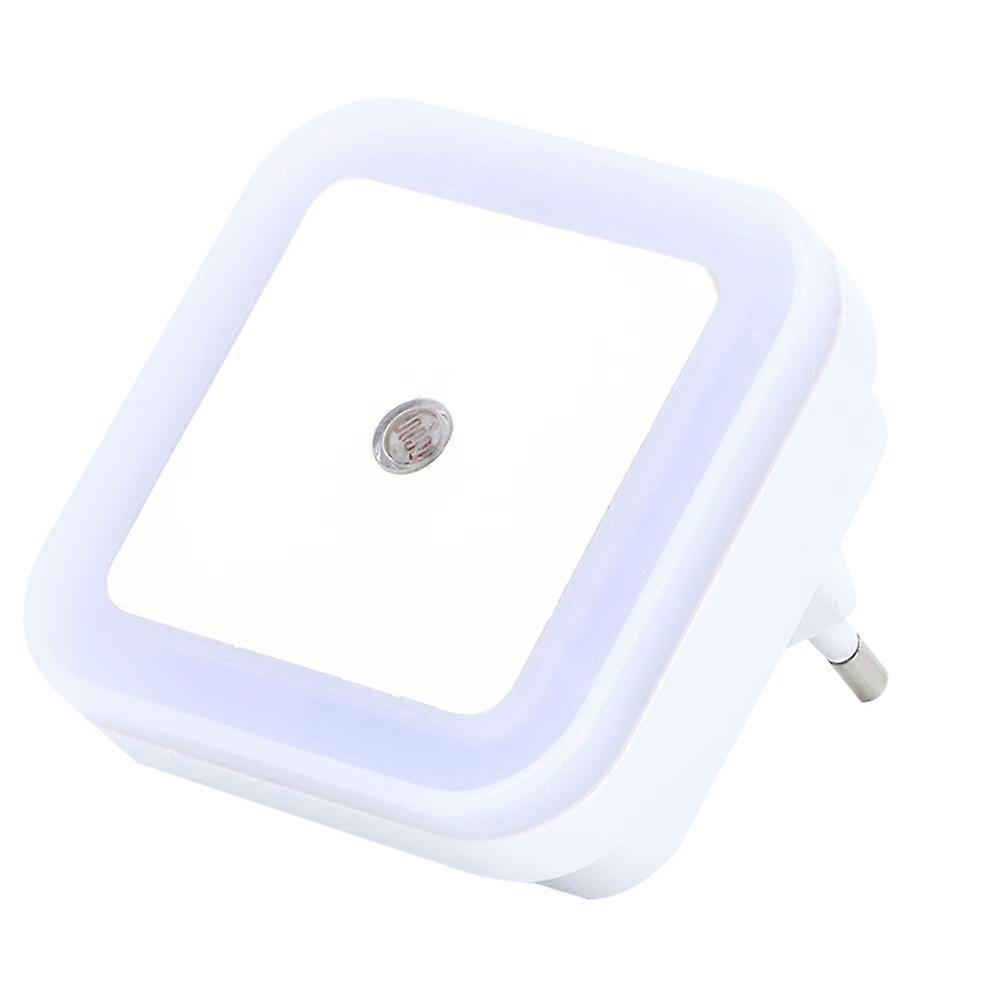 Plastic Square Shape  Light Smart Light-control LED Night Lamp 110V-250V