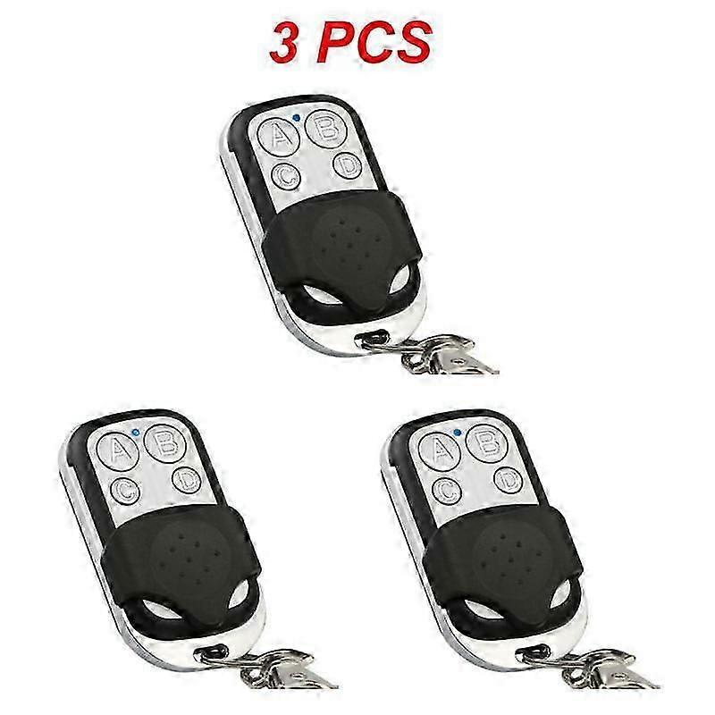 con 1/3PCS Cloning Duplicator Key Fob A Distance Remote Control 433MHZ Clone Fixed Learning Code Rolling Code For Gate Garage Door