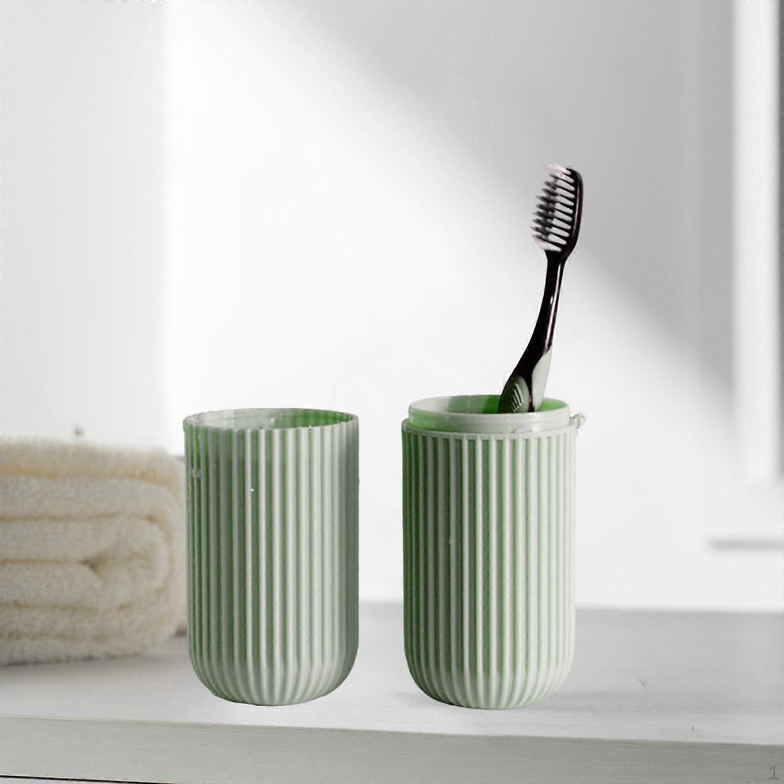 Compact Toothbrush Storage Solution for Travel And Home Use