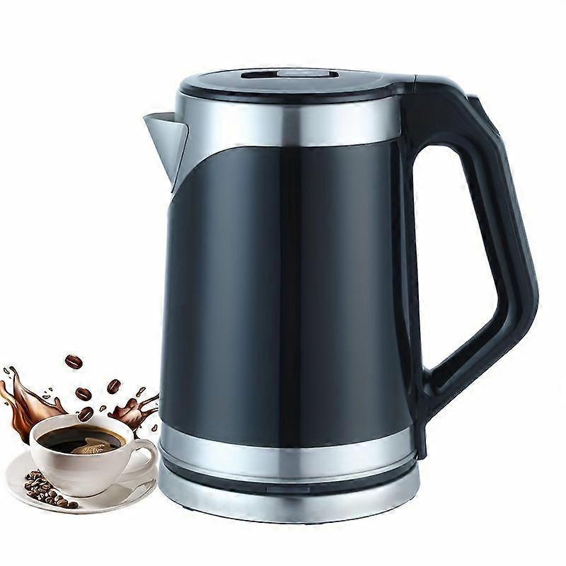 2L Double Layer Anti-Scalding Electric Kettle - Automatic Power-Off, Double Metal Temperature Control, Large Capacity, Fast Boiling