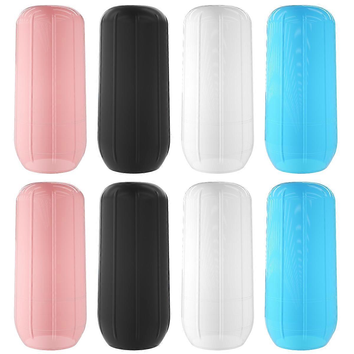 Essential Travel Gear: 8 Pack Reusable Silicone Elastic Sleeves for Leak Proofing, Ensuring Neatness in Your Suitcase with Every Adventure