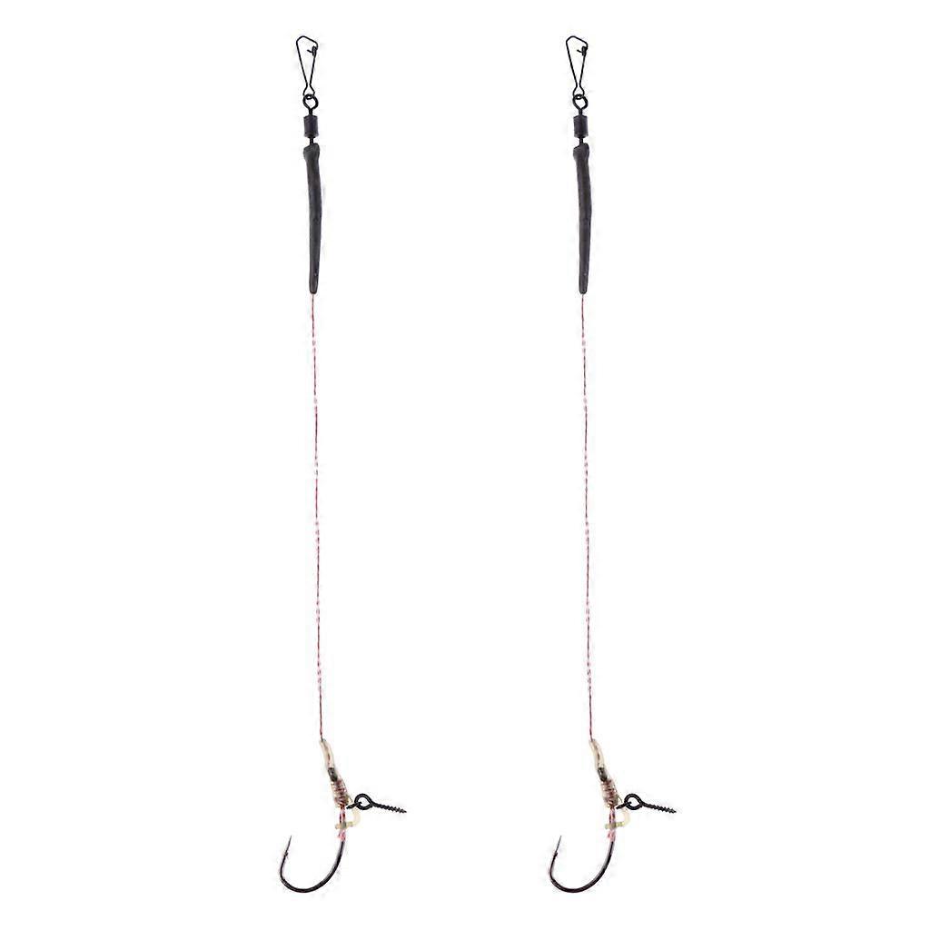 2 adet Sazan Balıkçılığı Terminali Takımı Saç Platformu Sazan Takımları 6 Çeşit Kanca - ,