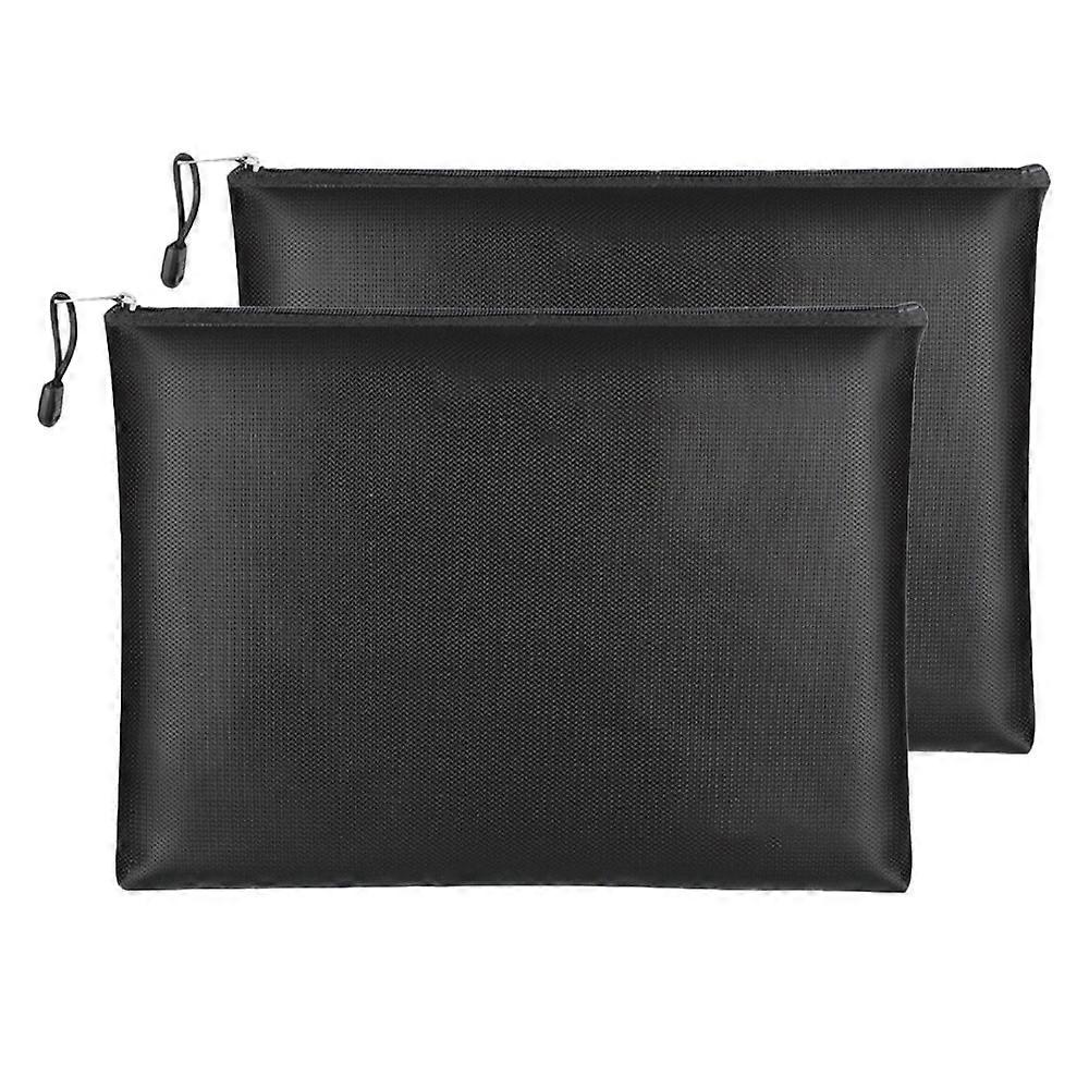 Sac à fermeture éclair ignifuge et étanche, adapté aux documents importants, passeports, certificats de naissance, etc.