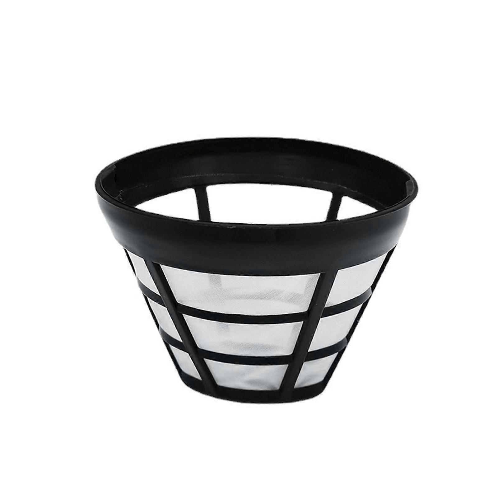 2PCS Reusable Stainless Steel Nylon Effective Filtering Permanent Cone Coffee Maker Filter for Home