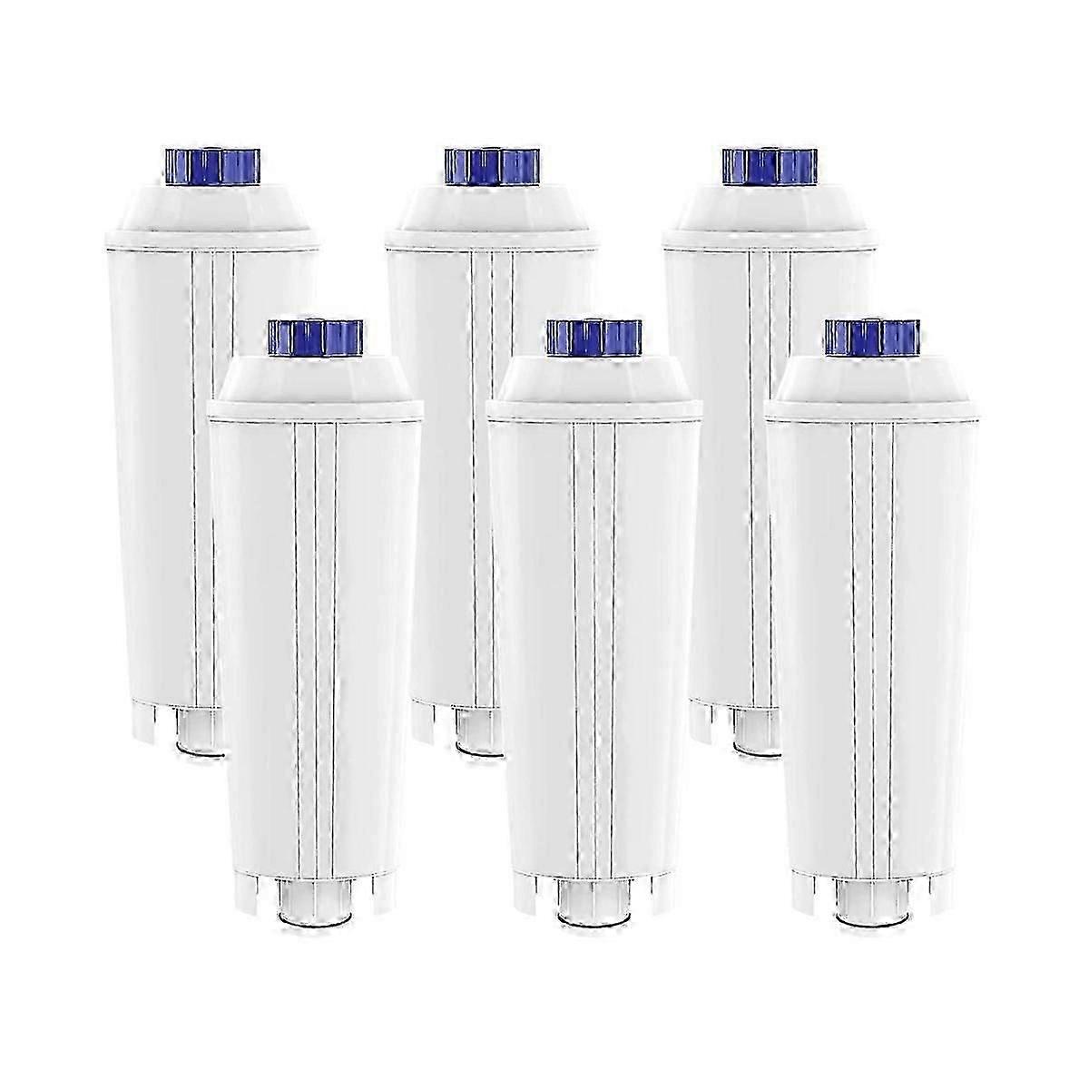 6 Pack Of Coffee Machine Filter for Dlsc002 Filter Ecam, Esam, , Bco, Ec with Activated Carbon Soft