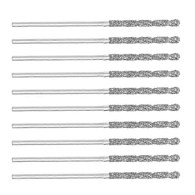 20Pcs Diamond Twist Drill Bits for Glass Sea Shells Stone Tiles