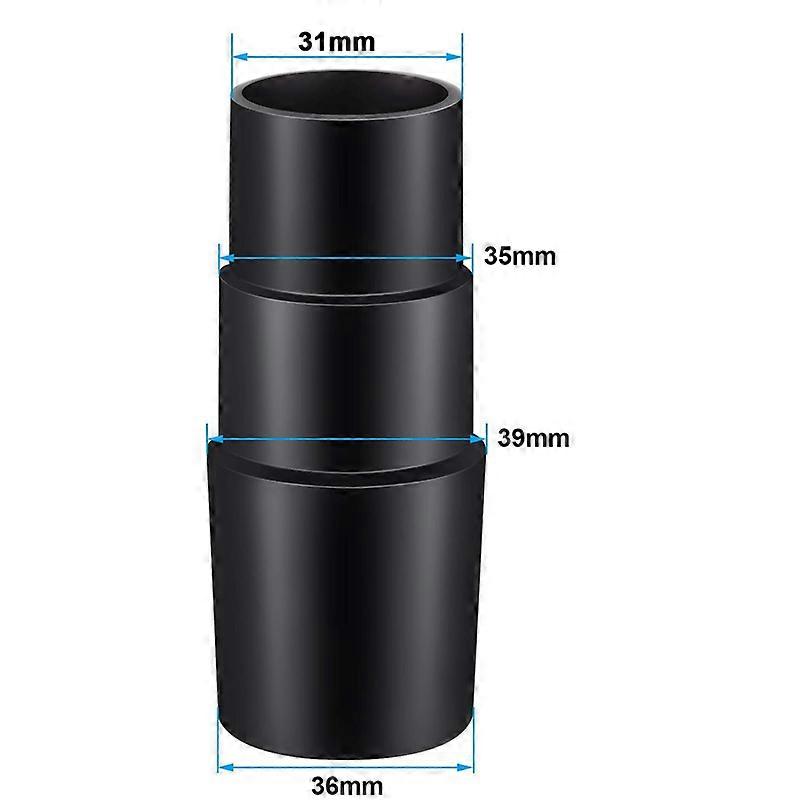 2Pcs 32mm/35mm/36mm/38mm OD Vacuum Hose Adapter Cleaner Hose Converter - Black - Bed Bath & Beyond - 36996313
