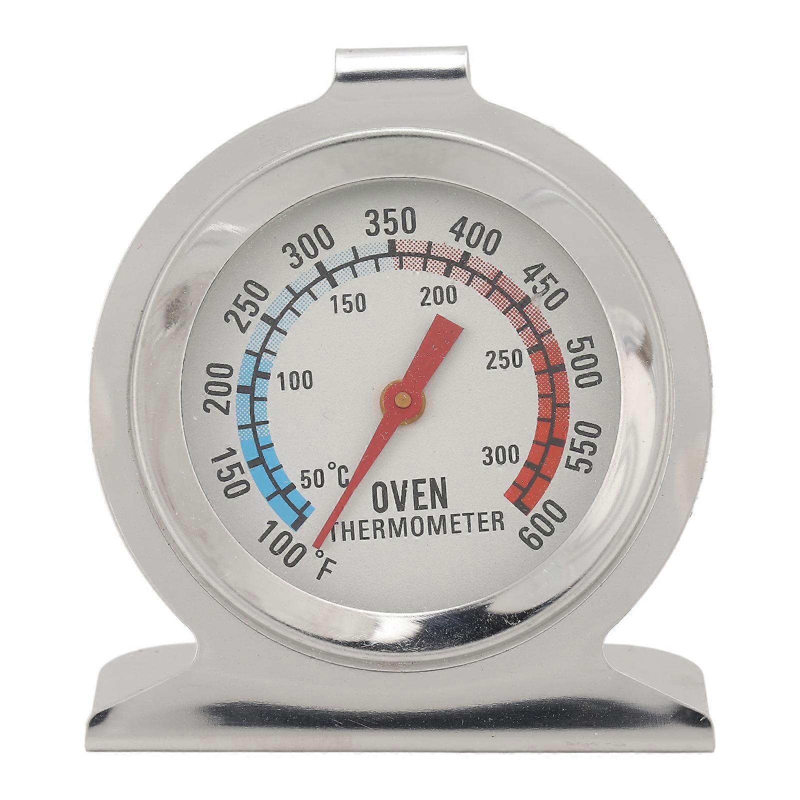 Oven Thermometer Single Scale Stainless Steel Cooking Temperature Meter for Baking