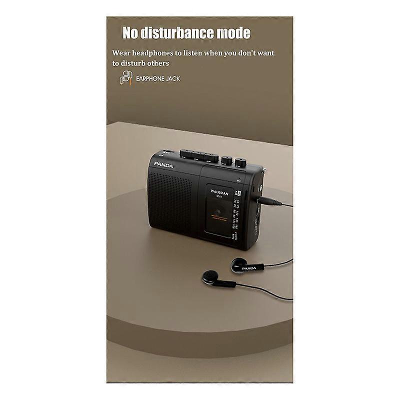 Panda 6501 Tape AM/FM Radio Retro Cassette Music Player