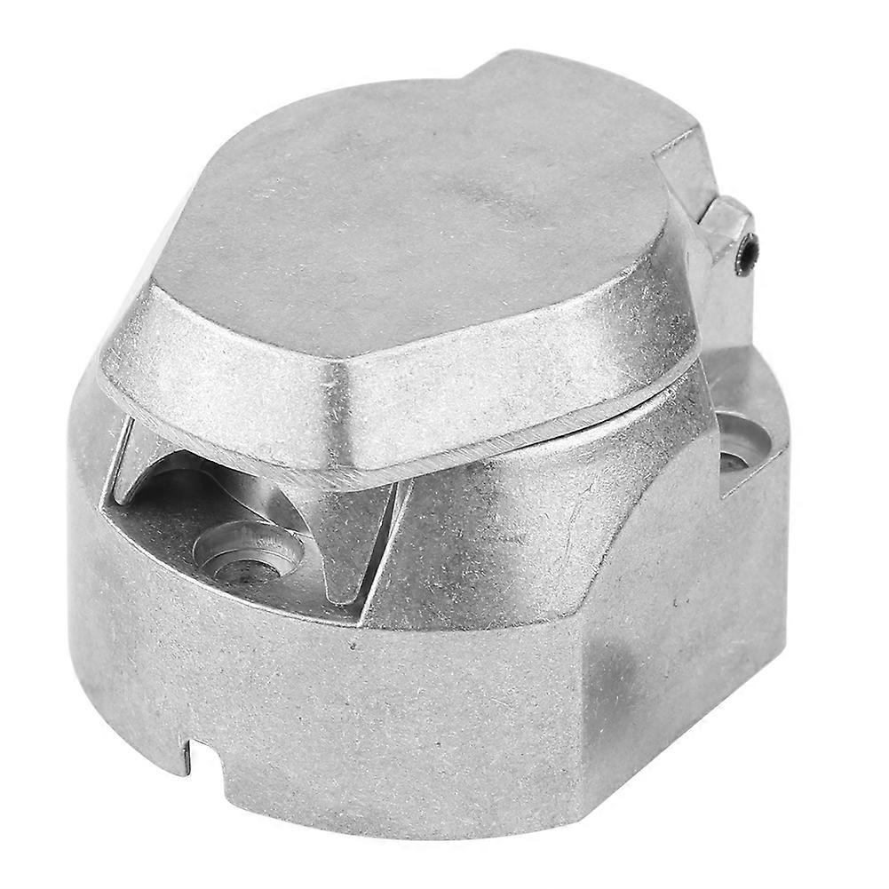 Trailer Aluminum Towbar Light Socket Connector Flat Round Adapter