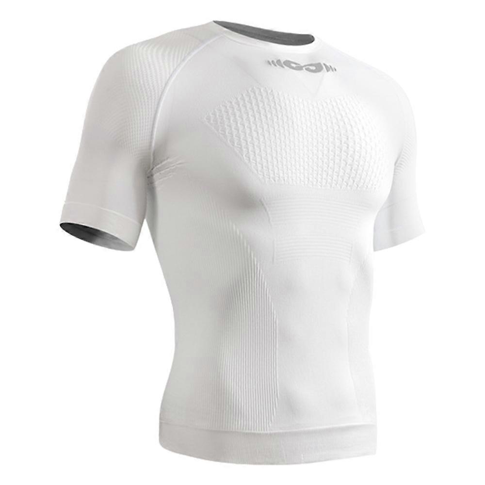 GOLOVEJOY JS02 Outdoor Sports Breathable Men Compression Short Sleeve Top for Cycling Running, Size