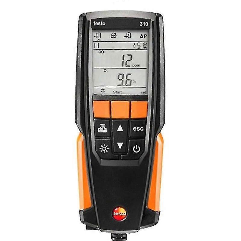 Zakres pomiarowy od 0 do 4000 ppm Testo 310 Analizator spalania spalin O2 Co Co2 bez drukarki