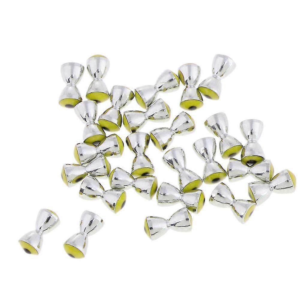 25stk messing håndvægte øjne flyve binde perler nymfe flue binde materialer 4,8 mm