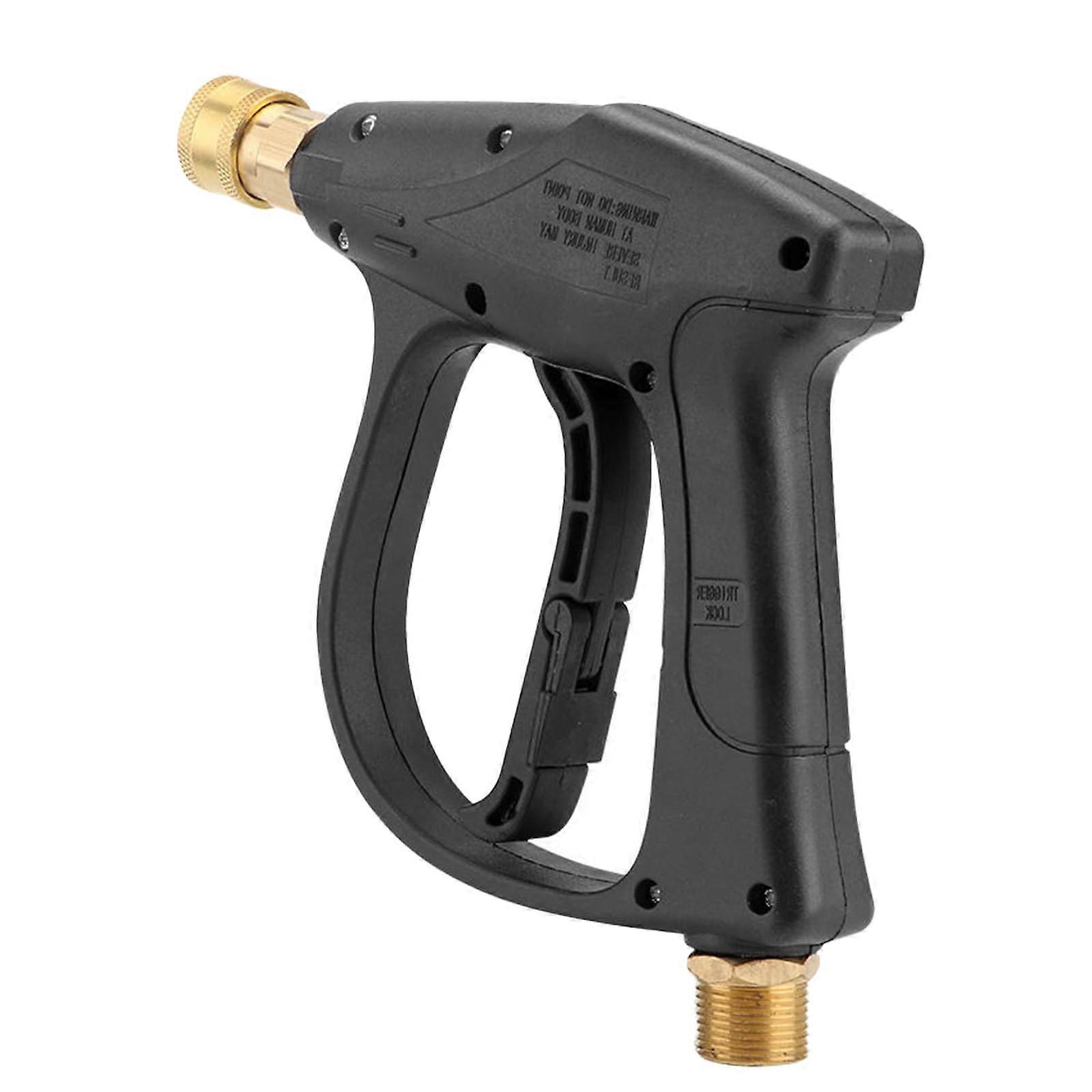 High Pressure Washer Gun 3000 PSI Max with 1/4 Inch Quick Connector M22-14 for Portable Power Washers