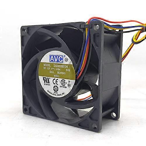 Case Fans 8038 12V 4-Wire PWM Temperature Control C Large Air Volume Fan DA08038B12H 8CM Server 0.85A