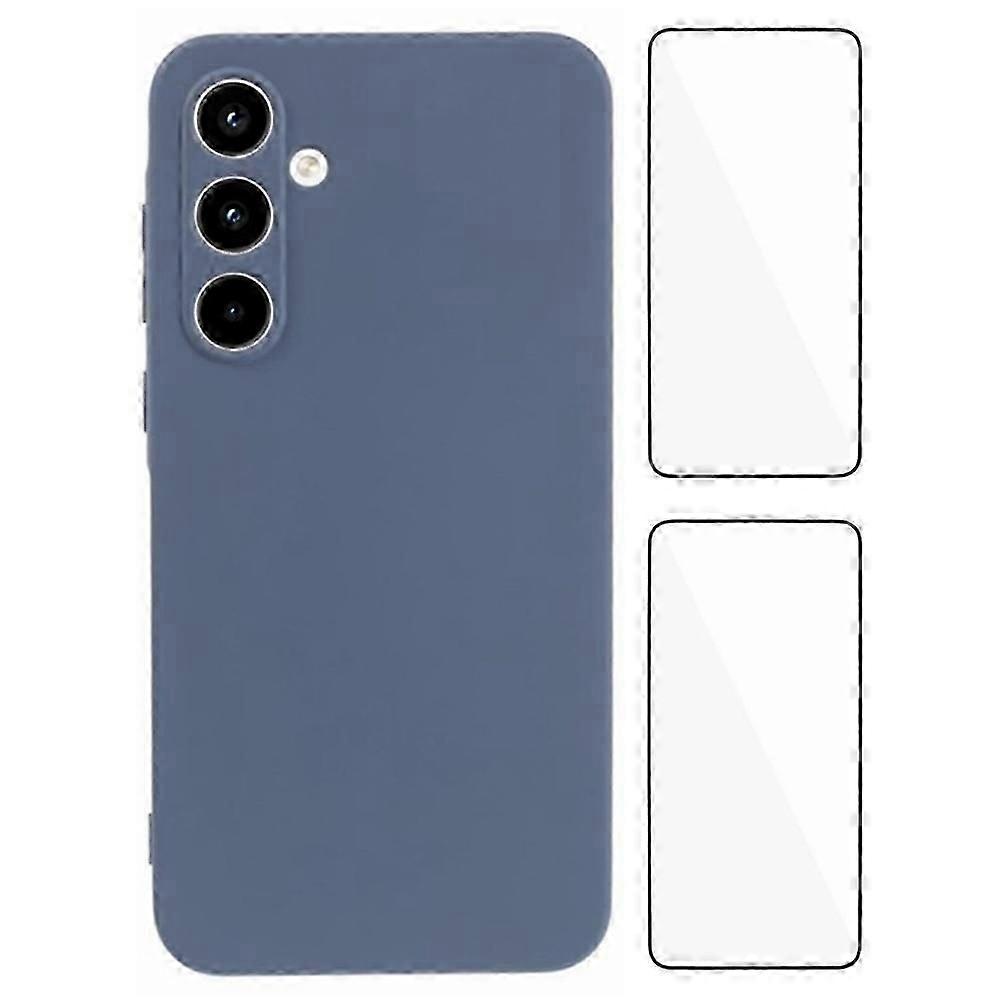 Wanlonfeng Rb3 Series For Samsung Galaxy A15 4g 5g Case With 2pcs Screen Film Precise Lens Hole Soft