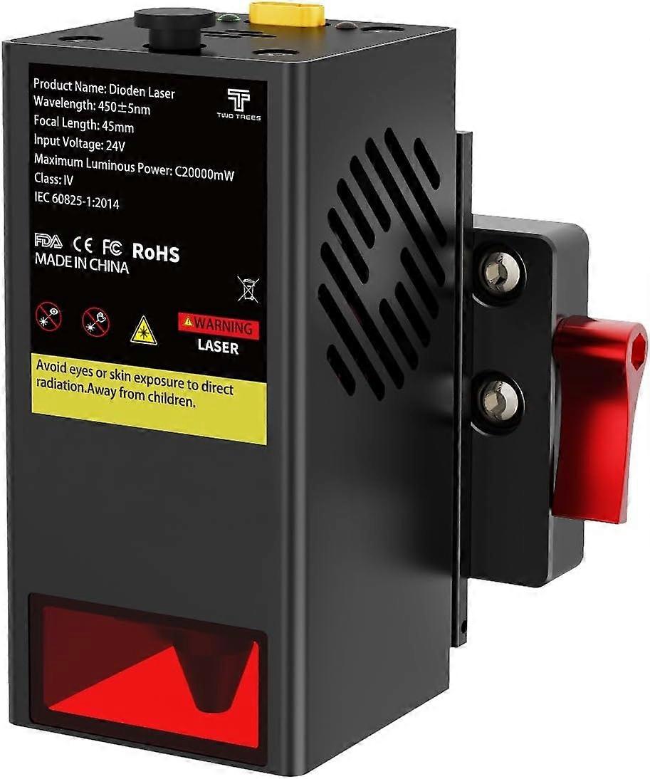 TwoTrees TC20 20W laser module adapted to cnc TTC450/TTC450 pro/TTC6050 (EU)
