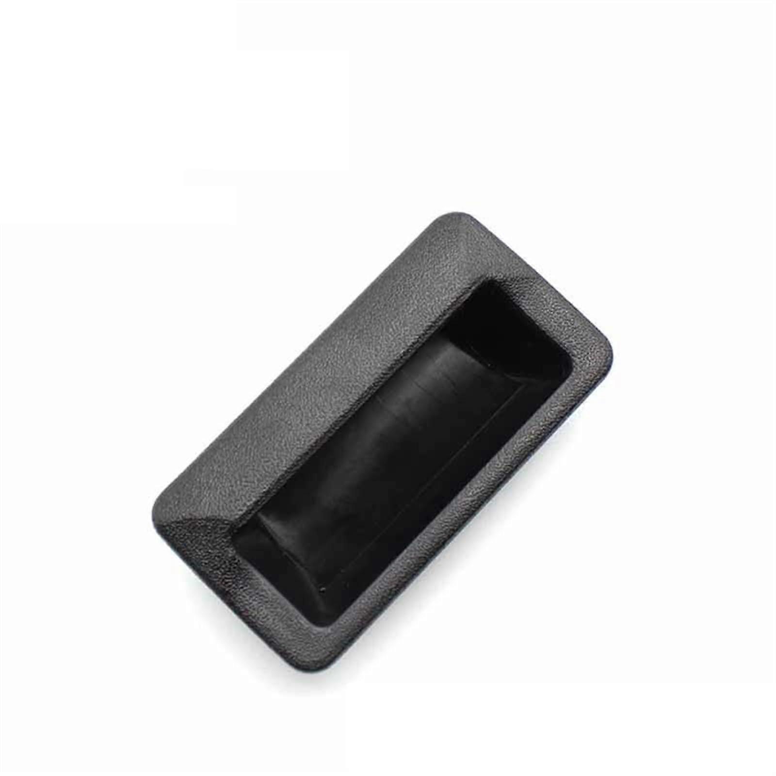 Plastic Handle Clasp Iron Cabinet Door Clasp Box Lock Ls1023 Handle ABS Square Black Plastic Dark Handle 1Pcs(Black)
