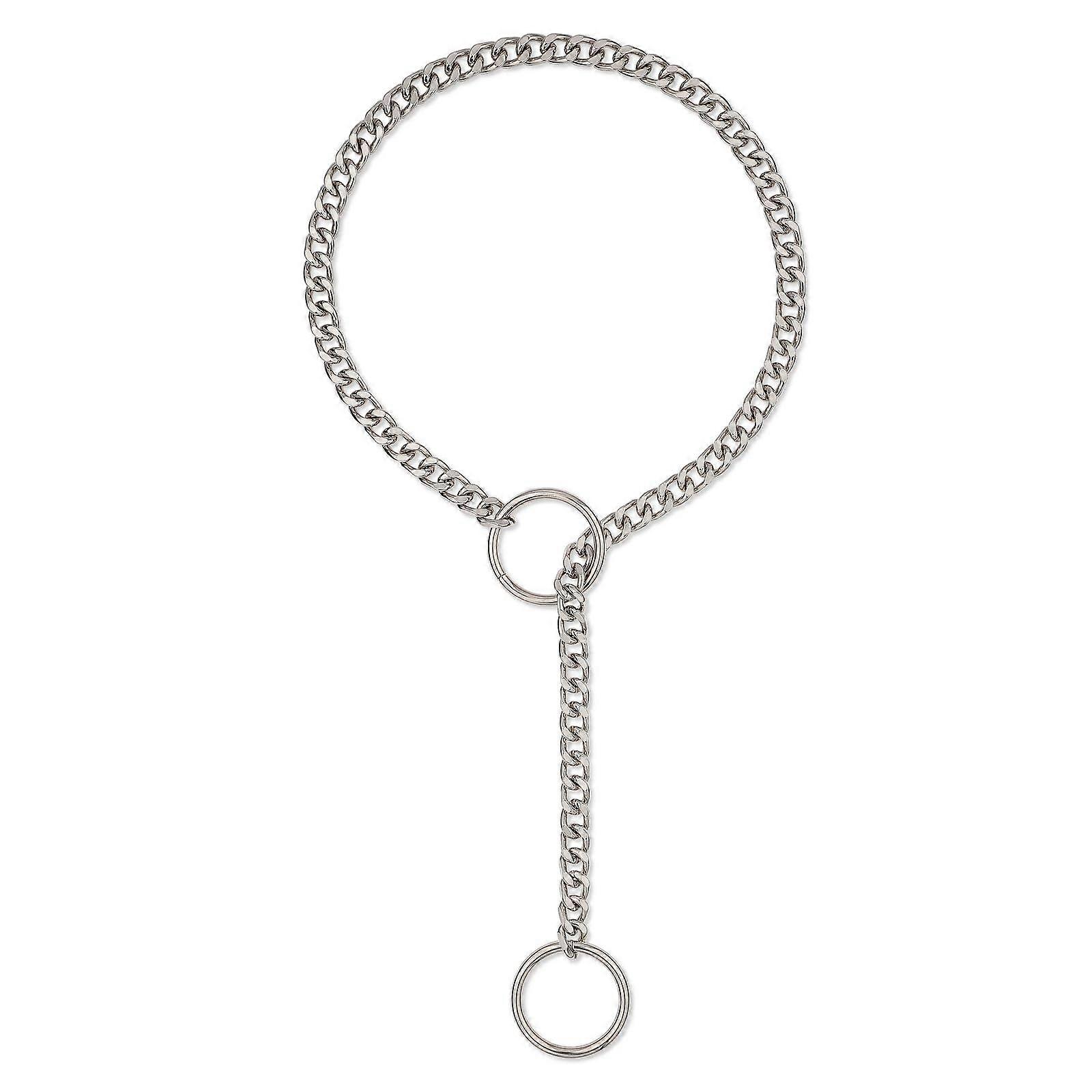 قلادة سلسلة من الذهب يا الدائري ، قلادة سلسلة اتصال كوبا مصنوعة يدويا للجنسين للبالغين 34 'فضي