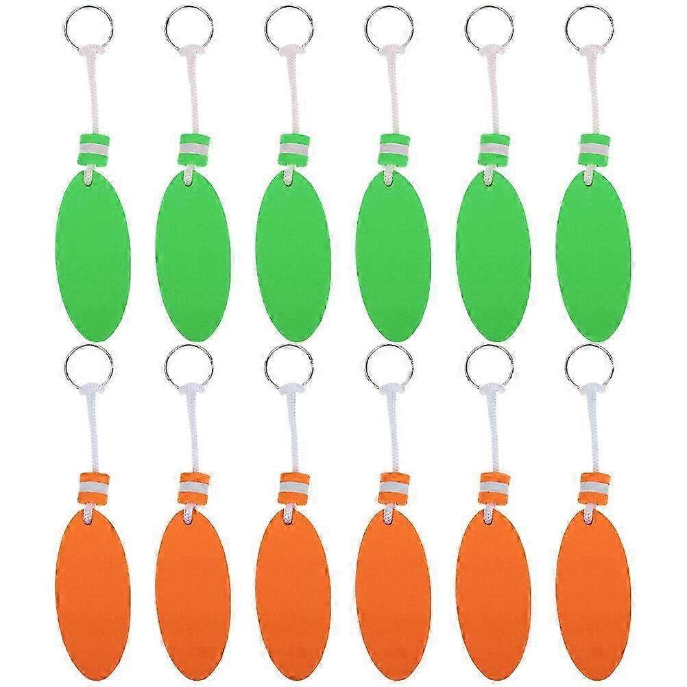 12pcs Floating Key Chains Surfboard Keychains Floating Keychains Keys Pendants