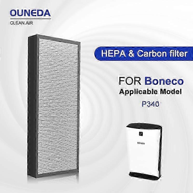 A341 Hepa Carbon Composite Filter For Boneco Air Purifier P340 Replacement Hepa Carbon Composite Filter 397*217*38mm