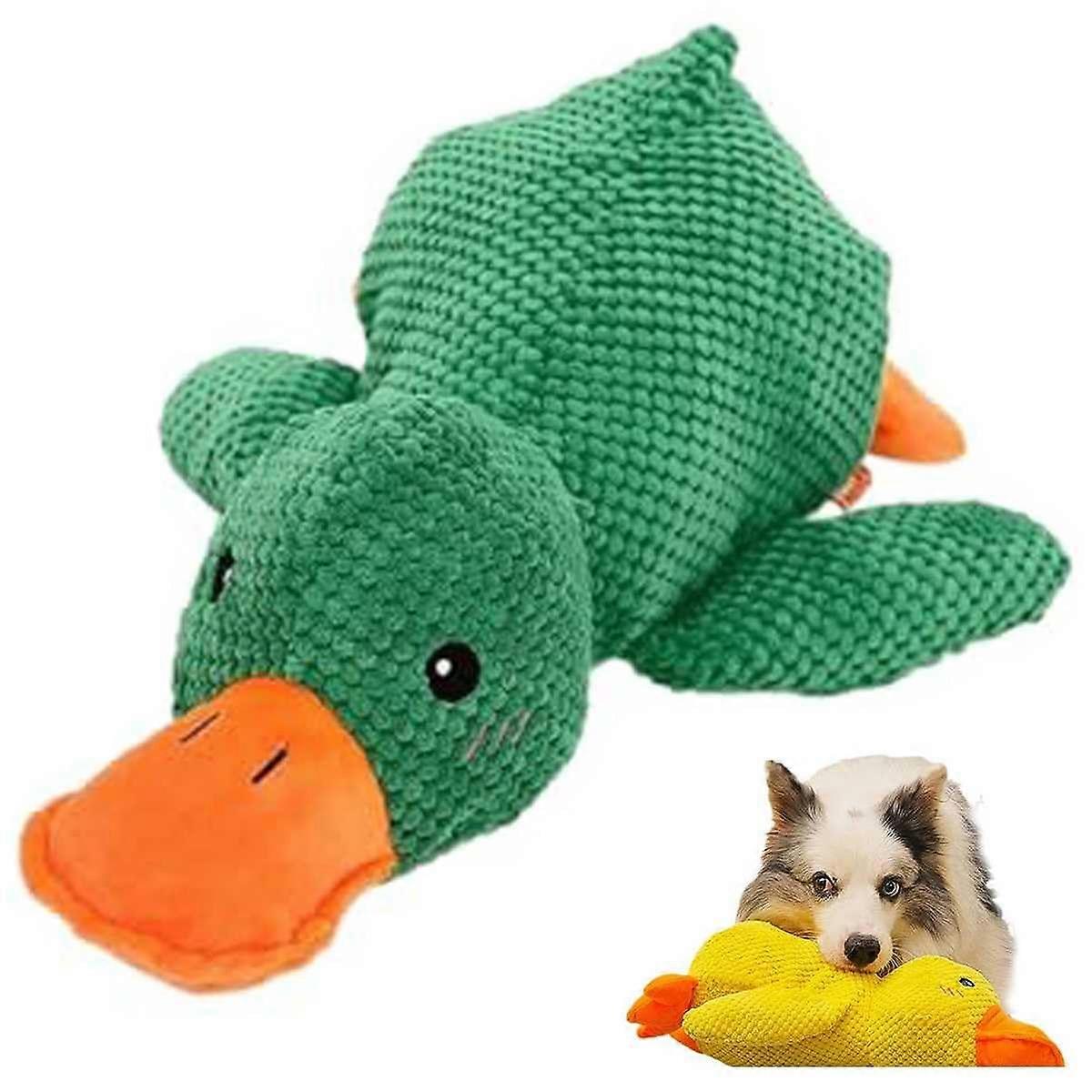 QuackQuack Duck Dog Toy The Mellowss Calming Dog Duck Dog Squeak Toys