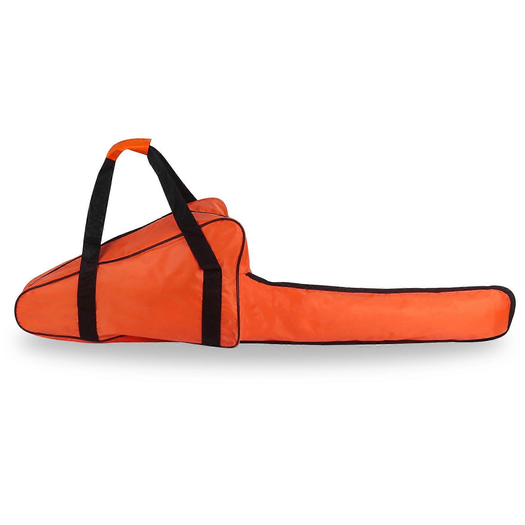 Chainsaw Bag Carrying Case 22 Inch Waterproof Oxford Storage Case with Handle for Orange Chainsaws
