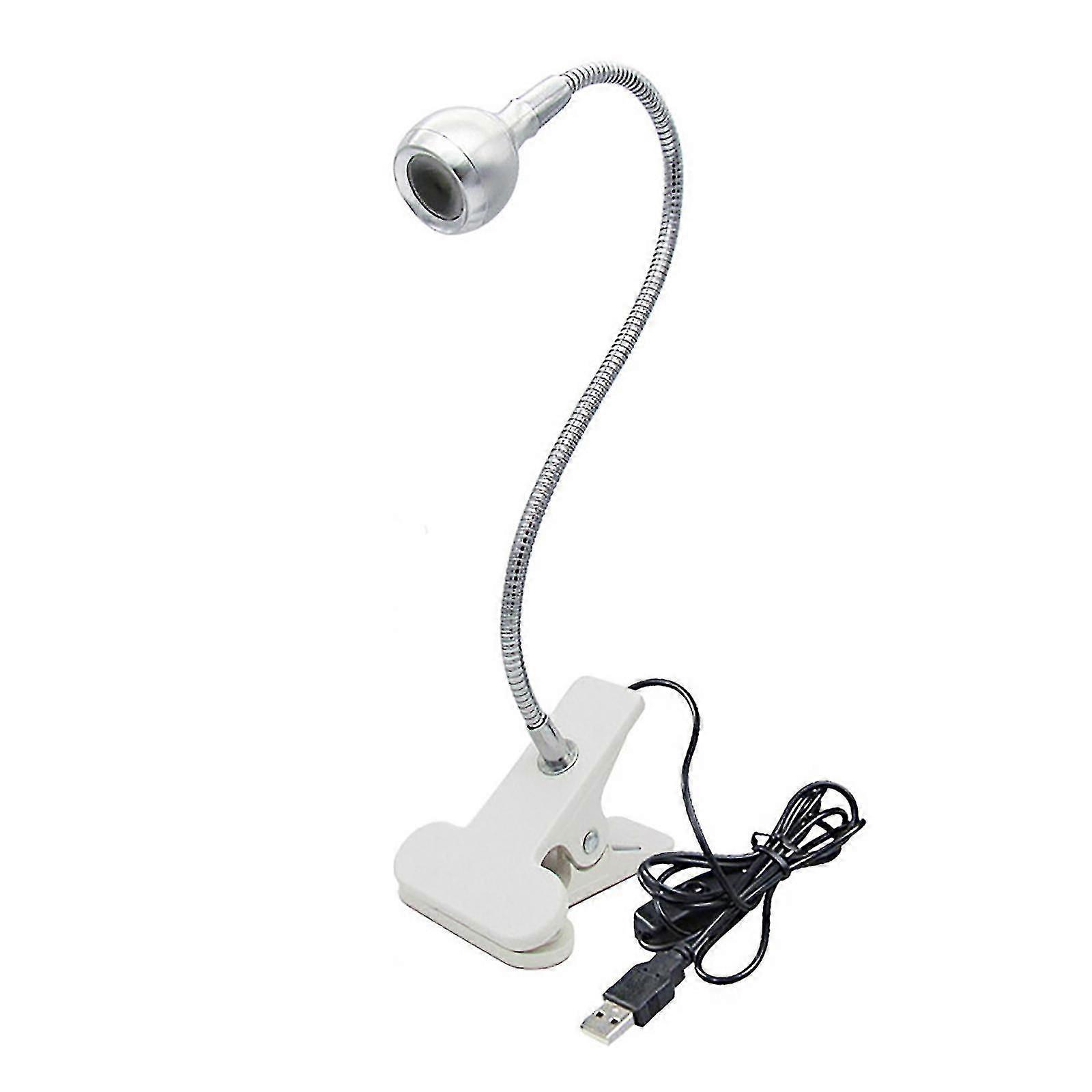 Big Chip Black Led Uv Lamp With Gooseneck And Clamp For Uv Gel Nail Curing, Cell Phone Repair - 395nm, 5v Usb Input