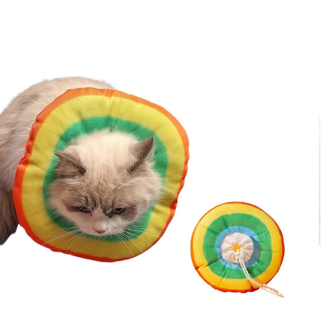 Cat Cone Collar Soft, Adjustable Soft Cone for Cats, Cat Recovery Collar After Surgery