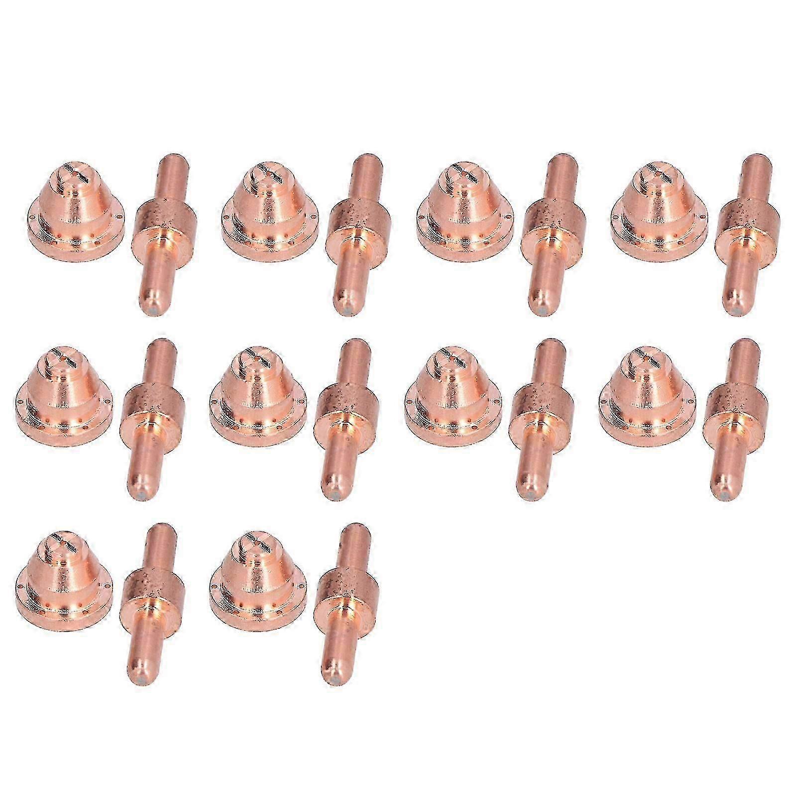 10 Set Plasma Cutter Consumables Electrode Tip Kit Nozzle for ZHONGHUAN 50 Torch TH50