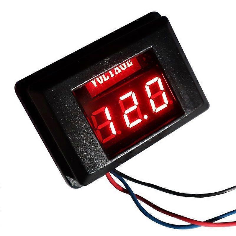 DES-2 LED Digital Display Car Battery Voltage Meter DES-2 Voltage Meter Red