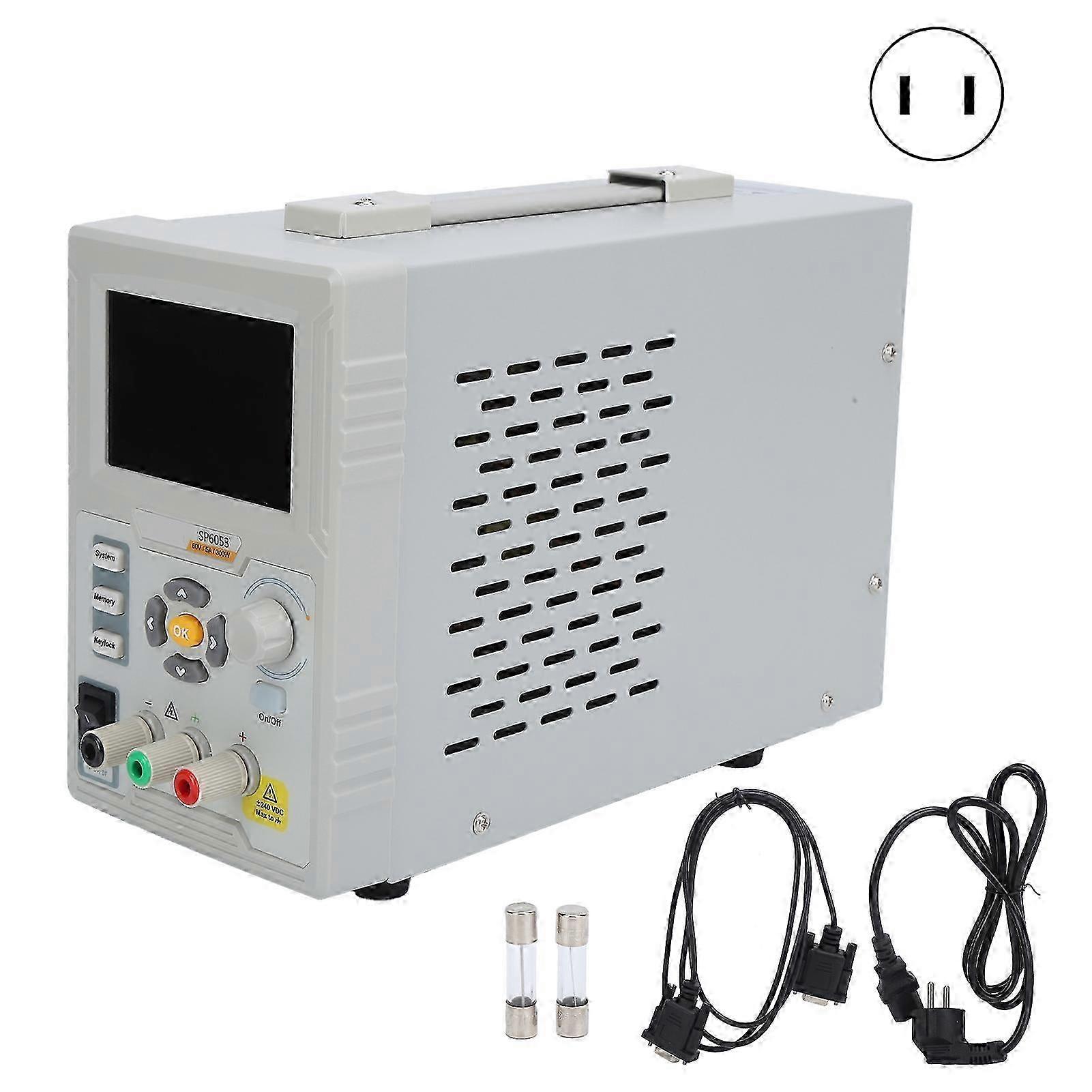 Sp6053 Programmable Single Channel Digital Power Supply Multirange Voltage Current Setting Ac