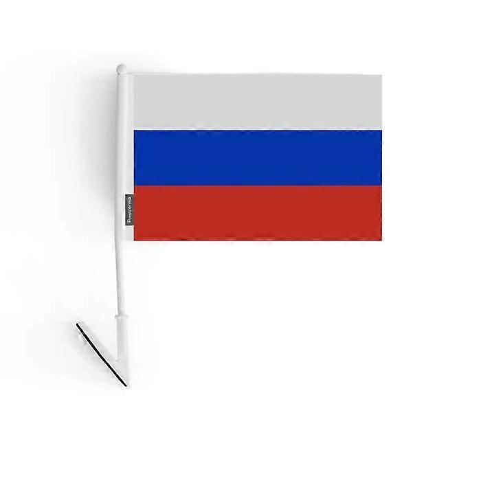 Adhesive Flag – Russia – 14 x 21 cm – Soft Polyester – Easy to Stick – 1 piece
