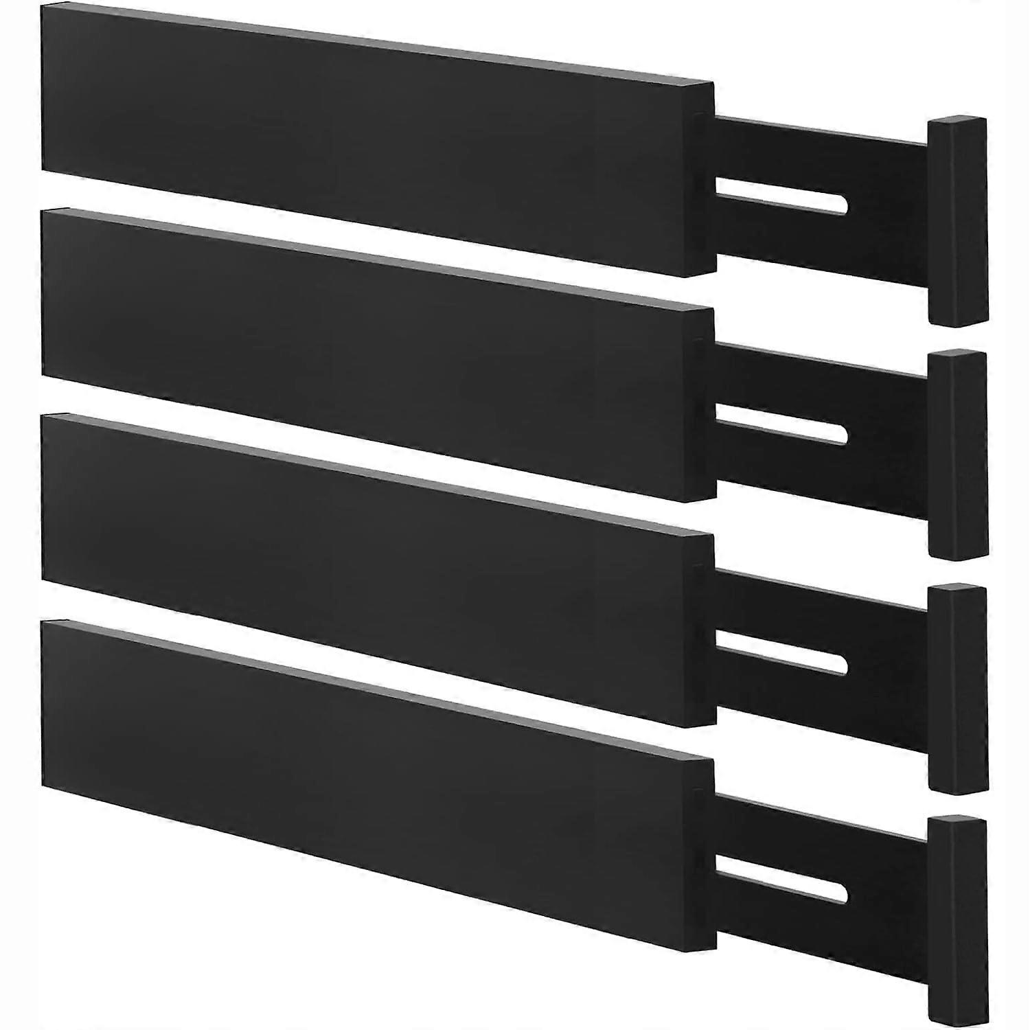 Bamboo Divisions For Drawers Sliding Separators Drawer Organizer