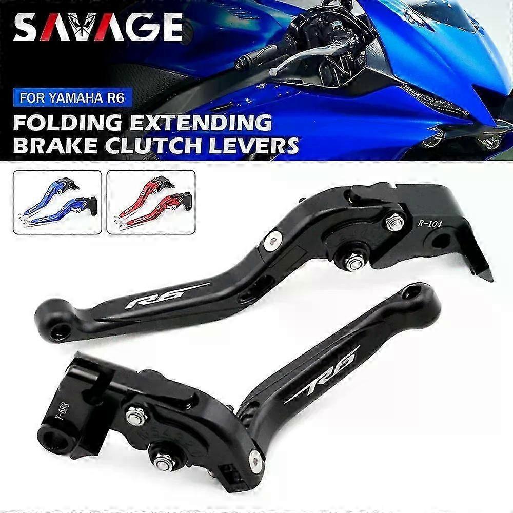 Applies to YZF R6 Brake Clutch Lever Suitable for YAMAHA YZFR6 YZF-R6 2005-2022 Motorcycle Accessories Adjustable Folding Extendable Contorl Handles