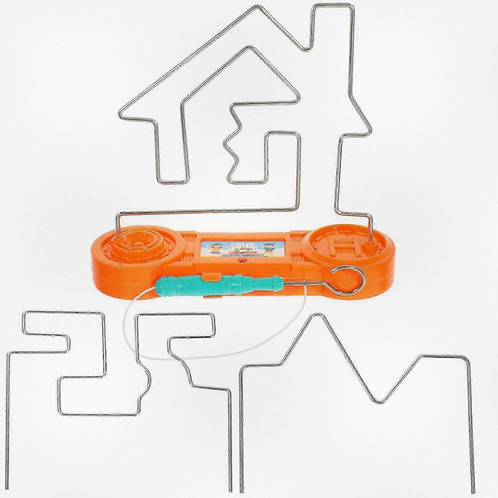 1 Set of Electric Touch Maze Figure Shape Game - Unique Battery-Free Training Toy for Children